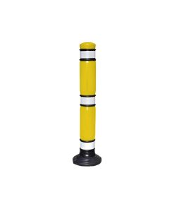 Hito Abatible 02 Amarillo Con Reflejante Grado Ingeniería
