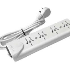 Zapatilla 4 tomas multinorma con cable con llave – TAAD